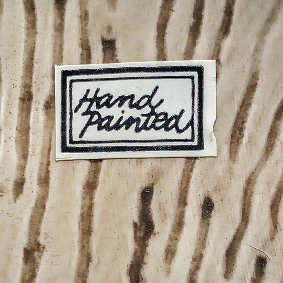 Vintage Hand-Painted Fitz And Floyd 8" Ceramic Vegetable Bowl - Picture 5 of 6